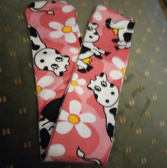 Pink Cow Socks - Picture 1 of 2